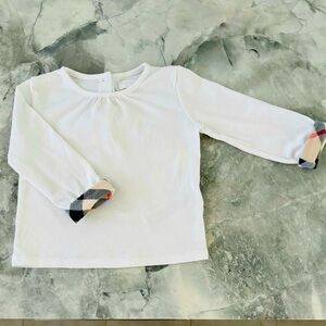 Authentic Burberry baby top 12 months